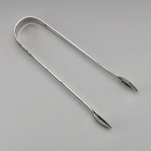 1791 British Antique Sterling Silver Sugar Tongs 32g Thomas Wallis II